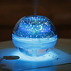 USB Crystal night lamp projector 500ml air humidifier Desktop Aroma diffuser ultrasonic mist maker LED night light for home