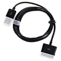 USB Data/Charging Cable for All iPod/iPhone 2G/3G/3GS - Black (1M)