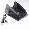 USB Dual Fan with 3-Port USB Hub for Xbox 360 Slim