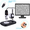 USB electron microscope black with table stand
