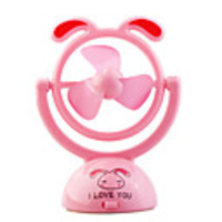 USB Fashion Mini Fan MH1801 Round Pink