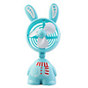 USB Fashion Mini Fan Rabbit Blue