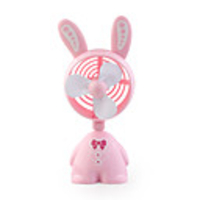 USB Fashion Mini Fan Rabbit Pink
