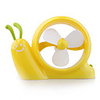 USB Fashion Mini Fan Snail Yellow