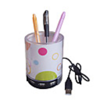 usb hub pen holder with speaker