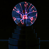 USB Magic Black Base Glass Plasma Ball Sphere Lightning Party Lamp Light With USB Cable