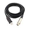 USB Male to 3 Pin XLR Female Microphone MIC Studio Audio Link Cable 3M USB Cable