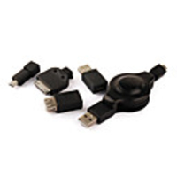 USB MULTI-RETRACTABLE CABLE, DATA Synchronization and Charging