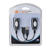 USB-over-RJ45 USB 2.0 Power Boosted Extension Adapters - Pair (150ft/45m max)