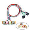 USB PC Computer Case 6.8cm Front Panel USB Audio Port Mic Earphone Cable