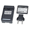 USB Power Adapter 3.7V 1350mAh Lithium Battery for HTC HD2 (100-240V)