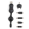 USB Powered Cellphone Charger Kit (with 5 adapters)