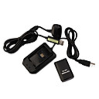 USB Rechargable Battery Charger Cable Kit for Xbox 360 (Black)