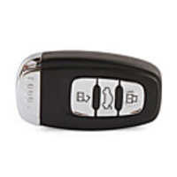 USB Rechargeable 1.0MP Pin-hole Spy Car Key Camera w/ TF Slot - Black Silver
