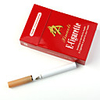 USB Rechargeable Electronic Cigarette with 6-Refills Red