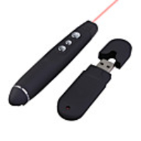 USB RF Presenter with Laser Pointer Black