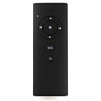 USB RF Wireless CR2032 Presenter with Laser Pointer and Remote Mouse (Black)