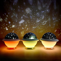 USB Starry Sky Projection Lamp Colorful Dream Light Romantic Universe Starry Sky Ocean Night Light Kids Gift miniinthebox