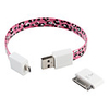 USB to 30 Pin and Micro USB Cable for iPhone and CellPhones