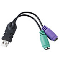 USB To PS/2 Cable Adapter For Mouse Keyboard