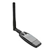 USB Wi-Fi Adapter with Adjustable Antennae (300Mbps,  Black)