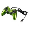 USB Wired Dual-Shock Gaming Controller for PC (Green)