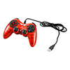 USB Wired Dual-Shock Gaming Controller for PC (Red)