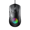 usb wired mouse 10000DPI 7-speed adjustable 8-key IN89 fan wired colorful hole macro definition gaming mouse dedicated miniinthebox
