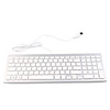 USB Wired QWERTY Keyboard (White)