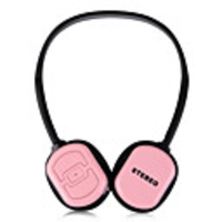 USB Wireless Comfort Headphones (Pink)