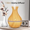 USB Wood Grain Essential Oil Diffuser Ultrasonic Air Humidifier Household Aroma Diffuser Aromatherapy Mist Maker with Light