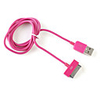 USB2.0 Mini Sync Cable for iPad/iPod/iPhone 1M-Length (Rose Red)