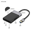 USB3.0 6 in 1 Multi-function Hub Card Reader USB3.0 to XQD/CF/TF/SD Card Reader