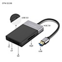 USB3.0 6 in 1 Multi-function Hub Card Reader USB3.0 to XQD/CF/TF/SD Card Reader