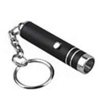 UV Light Money Check Keychain Flashlight - Black