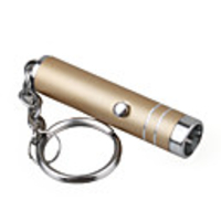 UV Light Money Check Keychain Flashlight - Orange