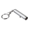 UV Light Money Check Keychain Flashlight - Silver