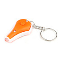 UV Light Money Check Keychain Flashlight Orange