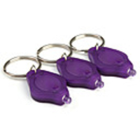 UV Money Detector LED Flashlight Keychain 10-Pack