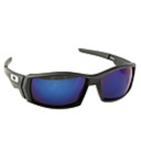 UV400 Resin Lens Glare-Guard Driving Sunglasses (Black Frame Blue Lens)