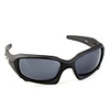UV400 Resin Lens Glare-Guard Driving Sunglasses (Black Frame Grey Lens)
