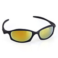 UV400 Resin Lens Glare-Guard Driving Sunglasses (Black Frame Yellow Lens)