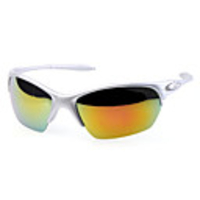 UV400 Resin Lens Glare-Guard Driving Sunglasses (Slivery Frame Yellow Lens)
