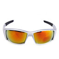 UV400 Resin Lens Glare-Guard Driving Sunglasses (Slivery Frame Yellow Lens)