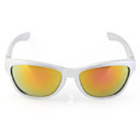 UV400 Resin Lens Glare-Guard Driving Sunglasses (Slivery Frame Yellow Lens)