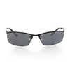 UV400 Resin Polarized Glare-Guard TAC Alloy Frame Driving Sunglasses(Black)