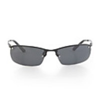 UV400 Resin Polarized Glare-Guard TAC Alloy Frame Driving Sunglasses(Black)