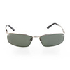 UV400 Resin Polarized Glare-Guard TAC Alloy Frame Driving Sunglasses(Sliver)
