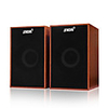 V-160 USB Wired Wooden Combination Speakers Computer with Subwoofer Sound Box Speakers Bass Stereo Music Player