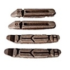 V-brake Pads Rubber High Elasticity Non-Skid Durable For Road Bike Cycling 4 pcs